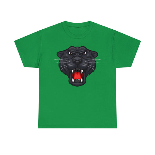 Camiseta unisex de algodón pesado - Panther Roaring Head