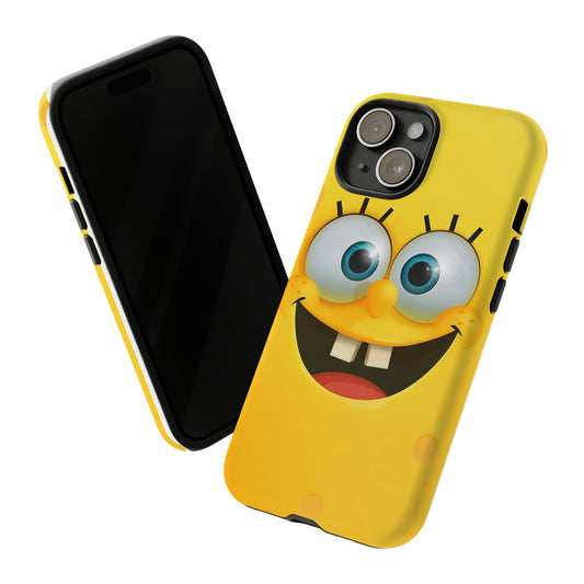 Fundas Resistentes Apple iPhone - Bob Esponja Feliz