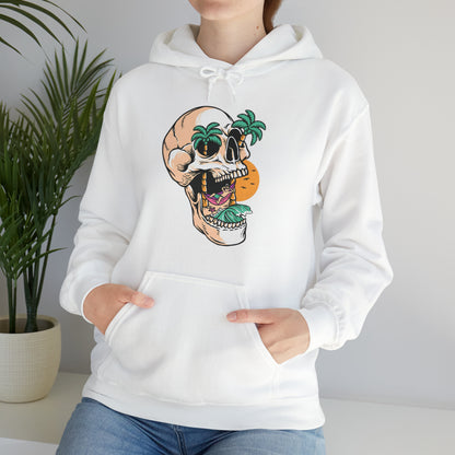 Sudadera con capucha unisex Heavy Blend™ - Skull Island Beach