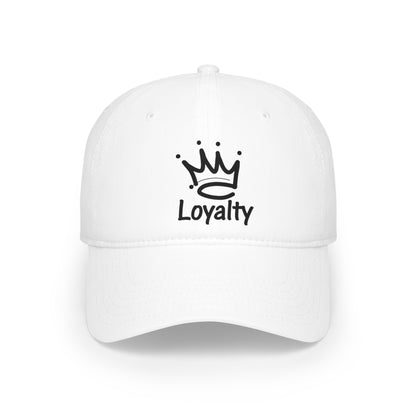 Gorra de béisbol de perfil bajo - Corona de lealtad negra