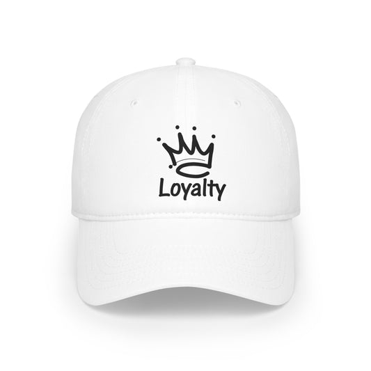 Gorra de béisbol de perfil bajo - Corona de lealtad negra