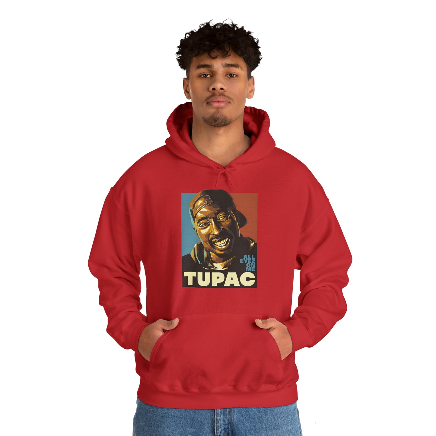 Sudadera con capucha unisex Heavy Blend™ - Tupac Artwork