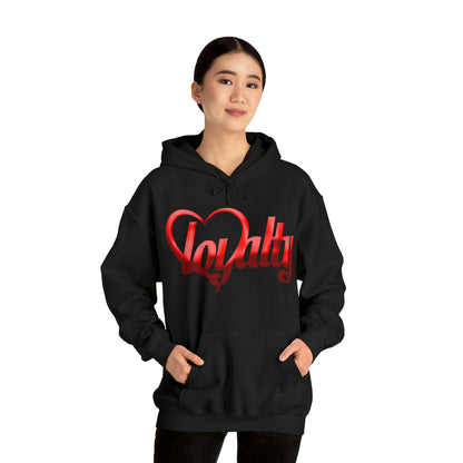 Sudadera con capucha unisex Heavy Blend™ - Corazón rojo de lealtad