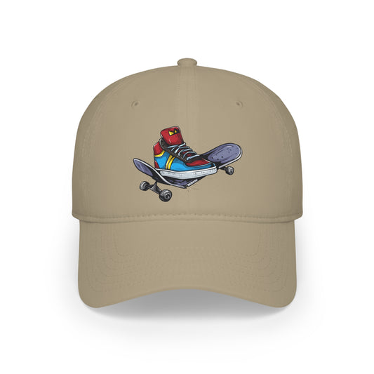Gorra de béisbol de perfil bajo - Zapato para andar en monopatín al aire libre