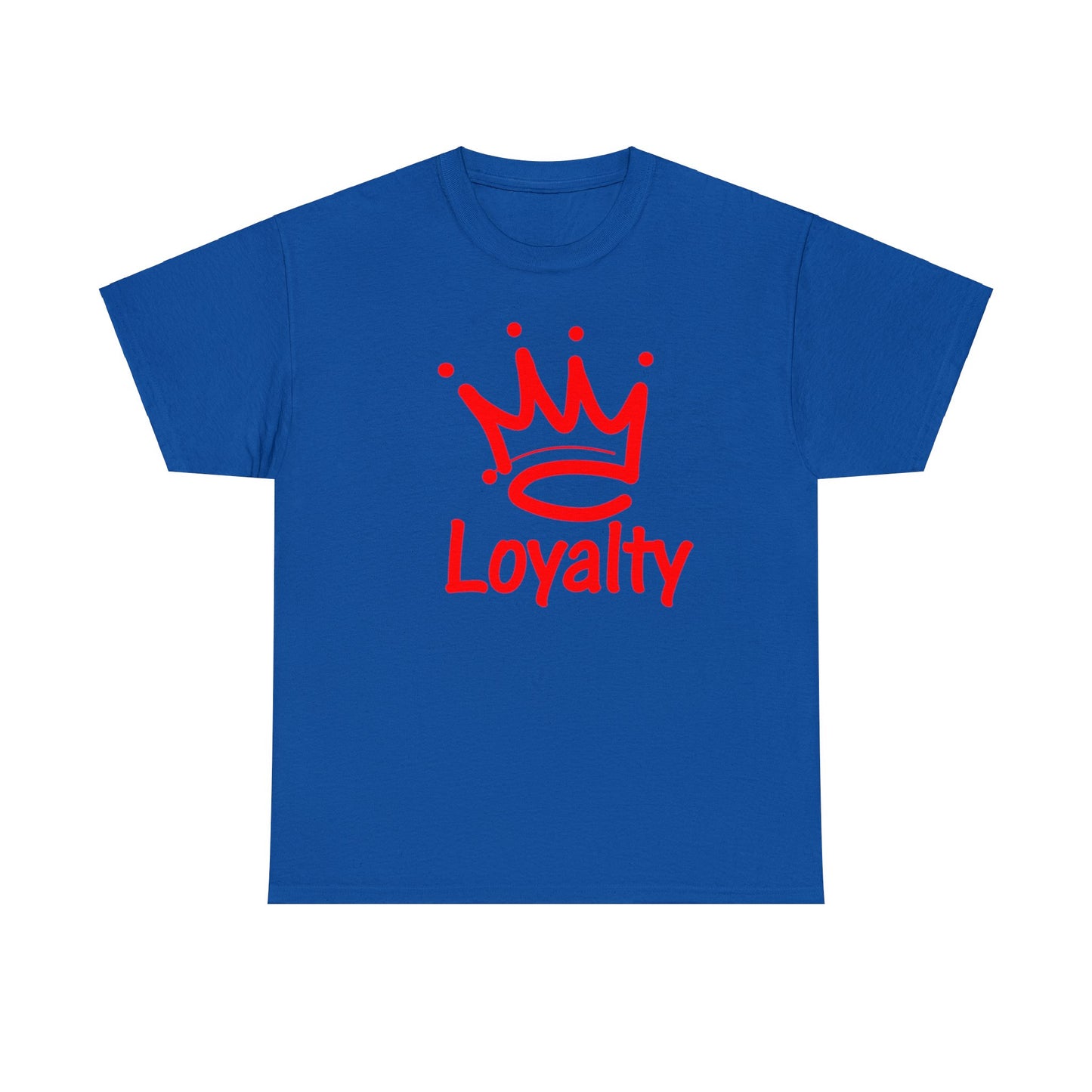 Camiseta unisex de algodón pesado - Corona Roja de Lealtad
