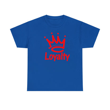 Camiseta unisex de algodón pesado - Corona Roja de Lealtad