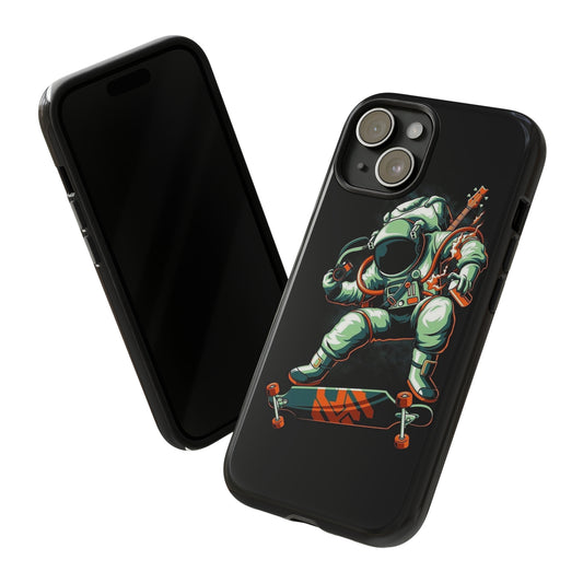 Fundas Resistentes Apple iPhone - Astronautas patinando