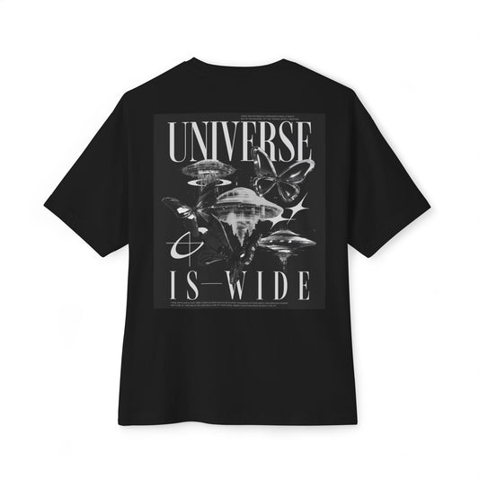 Universe Is Wide - Unisex Oversized Boxy Tee, Casual Streetwear, Everyday Comfort