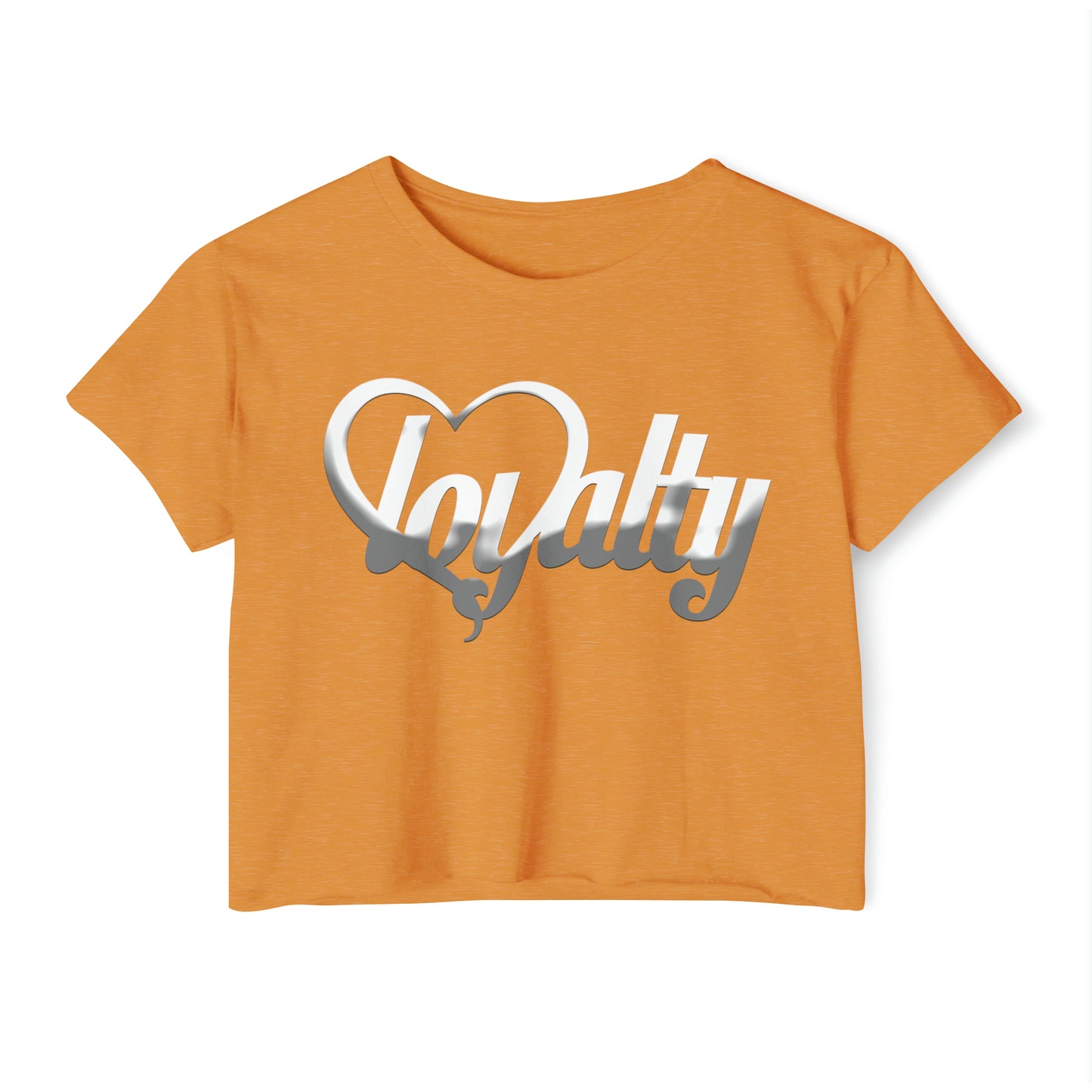 Crop top de festival para mujer - White Heart Of Loyalty