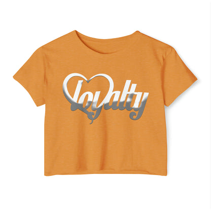 Crop top de festival para mujer - White Heart Of Loyalty