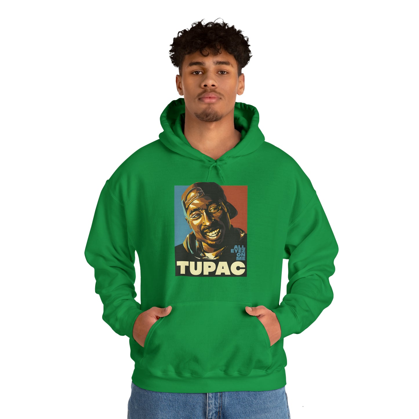 Sudadera con capucha unisex Heavy Blend™ - Tupac Artwork