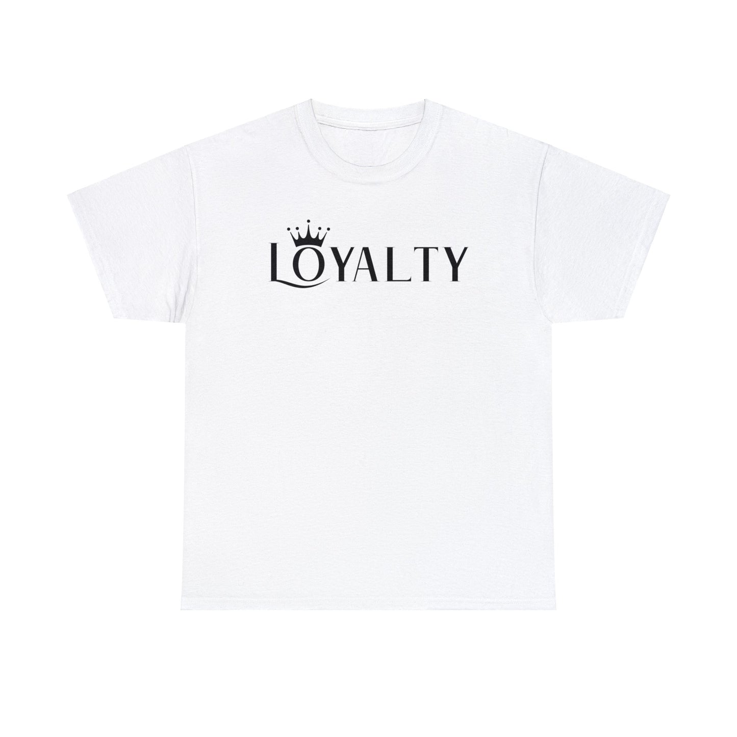 Camiseta unisex de algodón pesado - Reina la lealtad negra