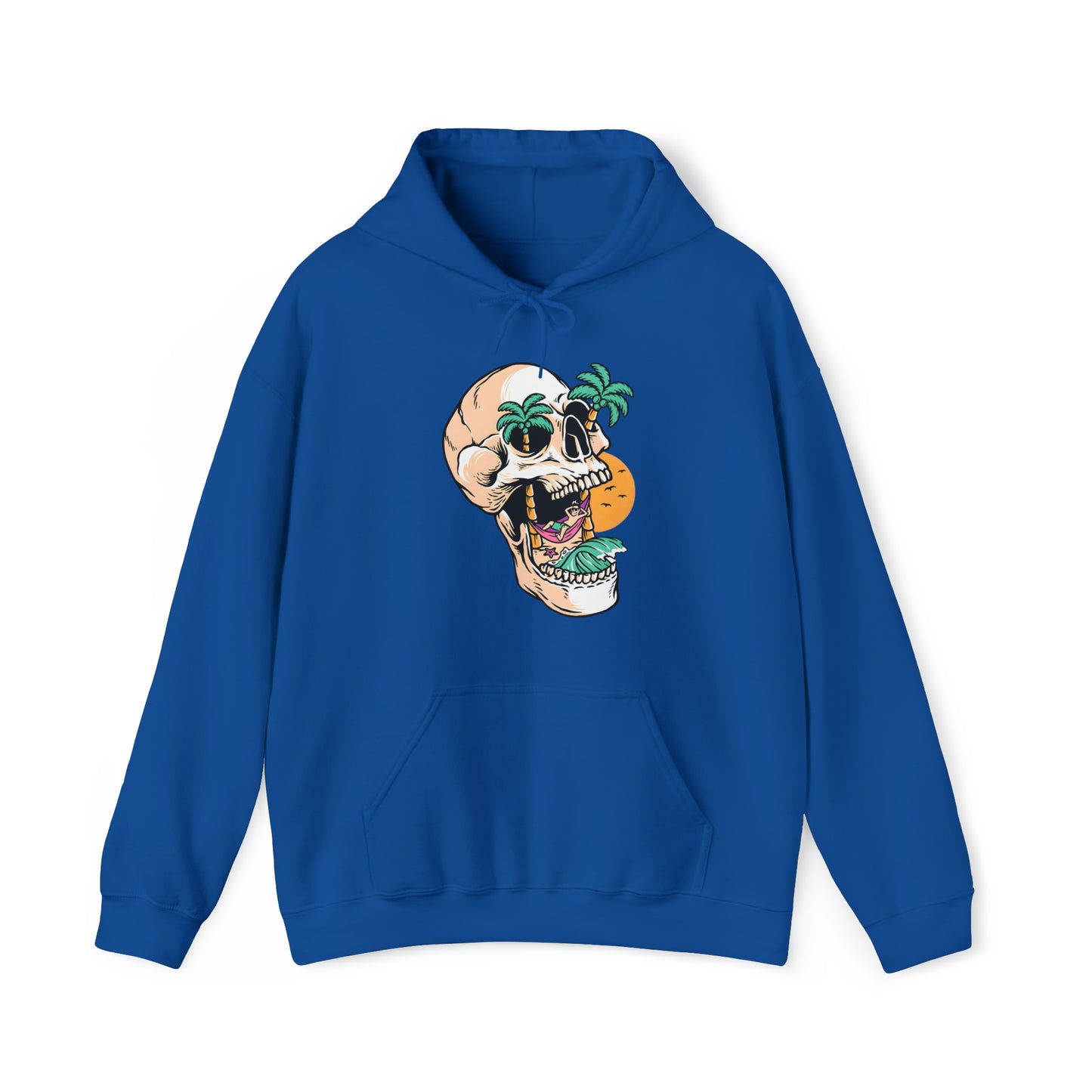 Sudadera con capucha unisex Heavy Blend™ - Skull Island Beach