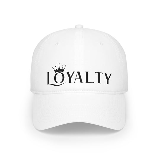 Gorra de béisbol de perfil bajo - Negro La lealtad reina