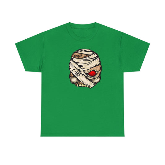Camiseta unisex de algodón pesado - Cabeza de momia