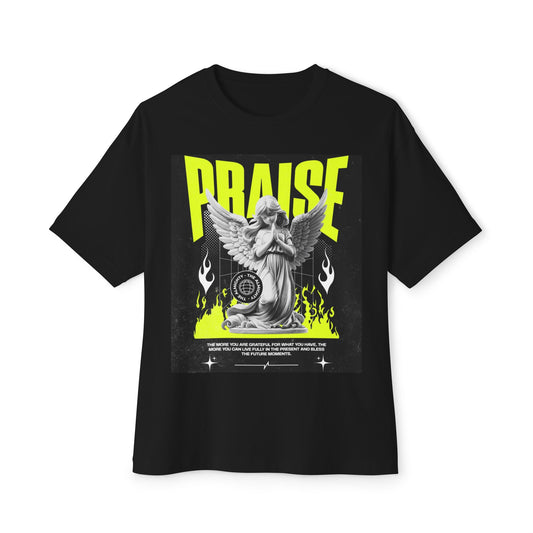 Praise Oversized Tee, Unisex Boxy T-Shirt