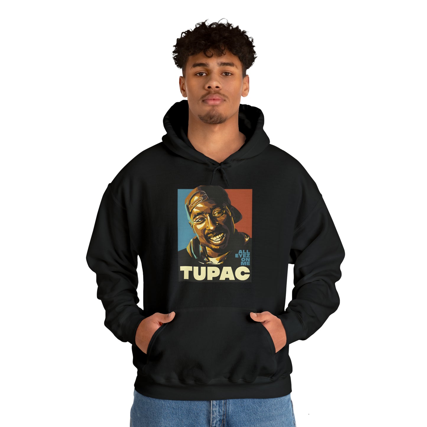 Sudadera con capucha unisex Heavy Blend™ - Tupac Artwork