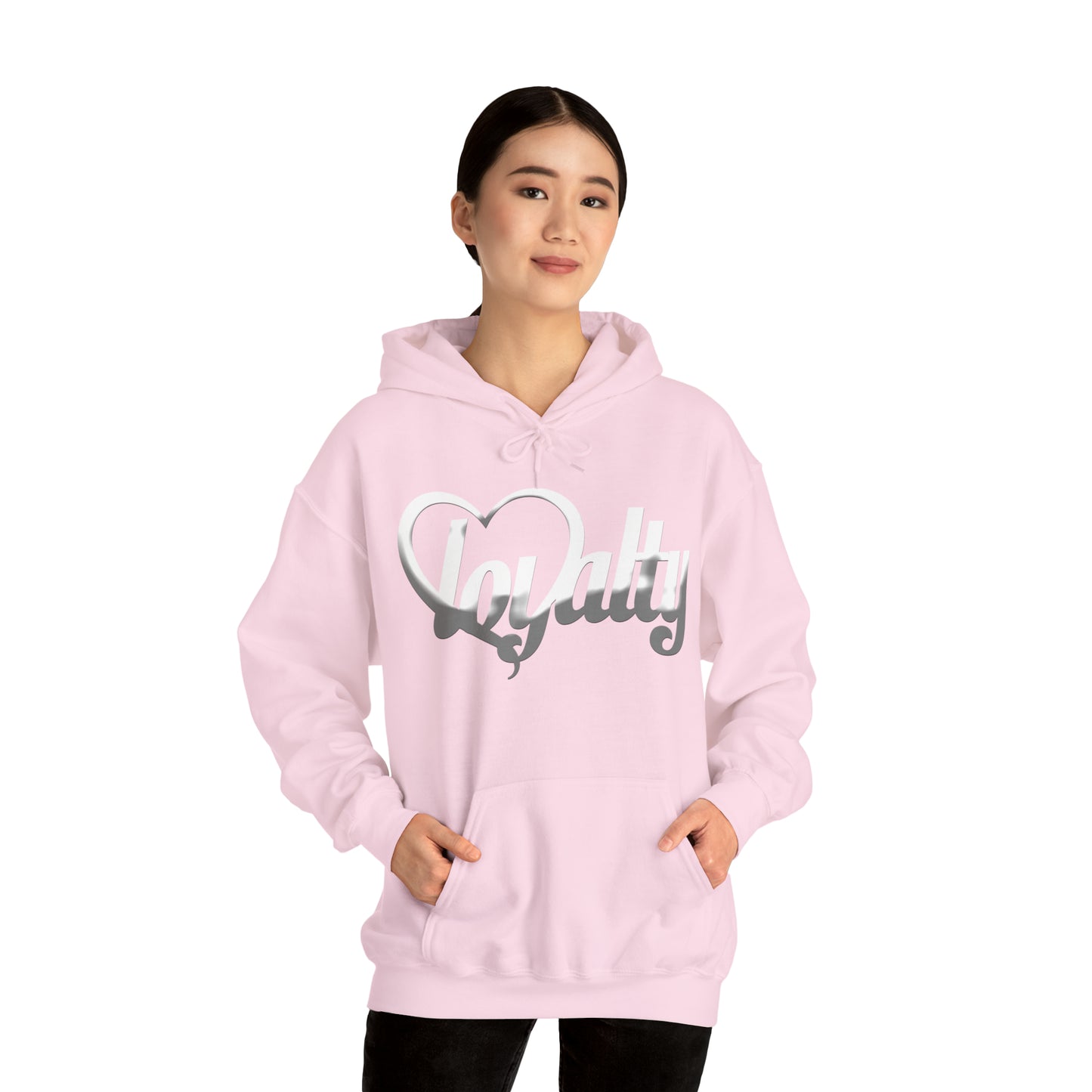 Sudadera con capucha unisex Heavy Blend™ - Blanco Heart Of Loyalty