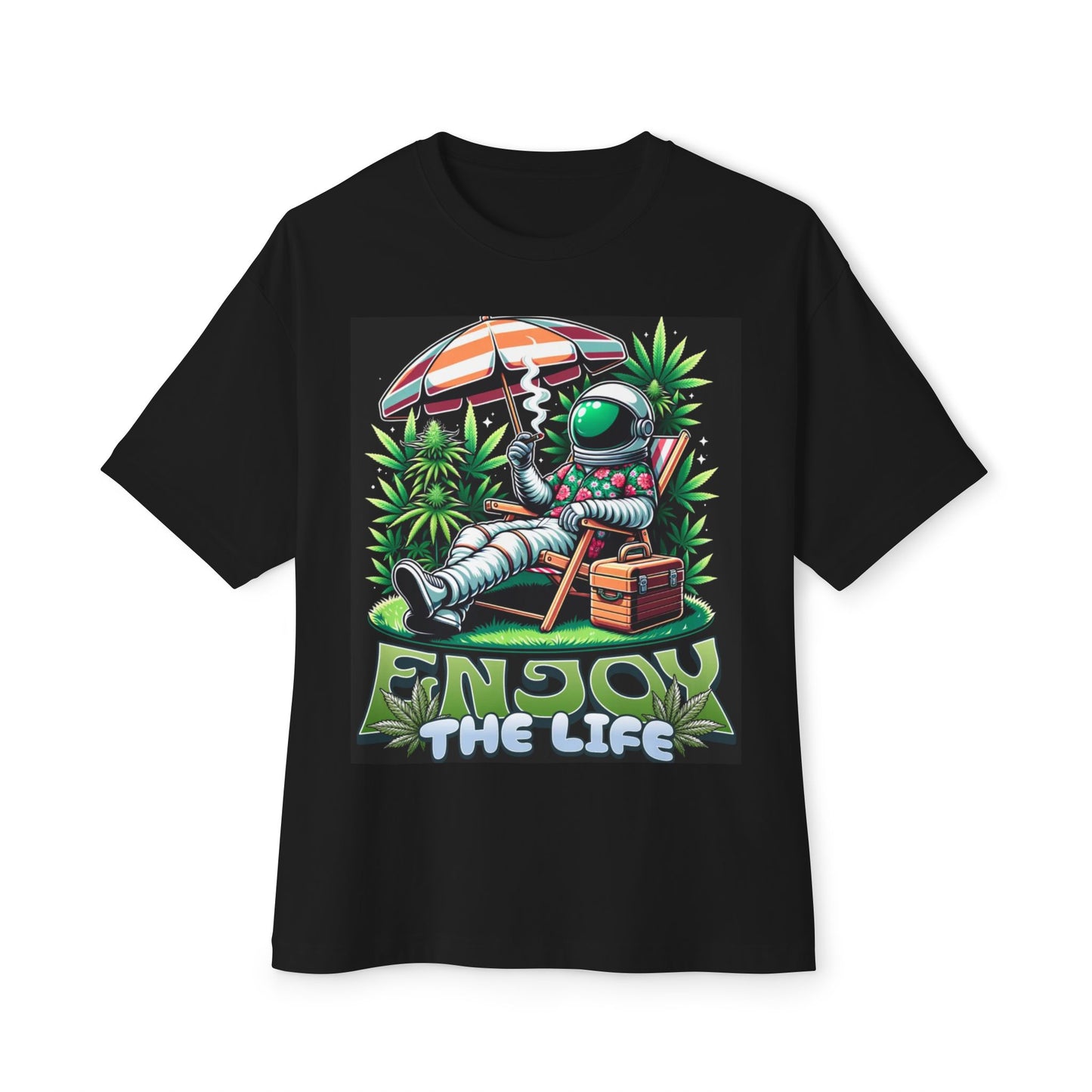 Relaxed Astronaut Tee - Fun Graphic T-Shirt, Vintage Vibe Shirt, Unisex Summer Top