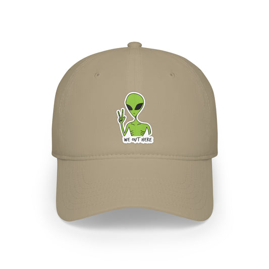 Gorra de béisbol de perfil bajo - Peace Alien