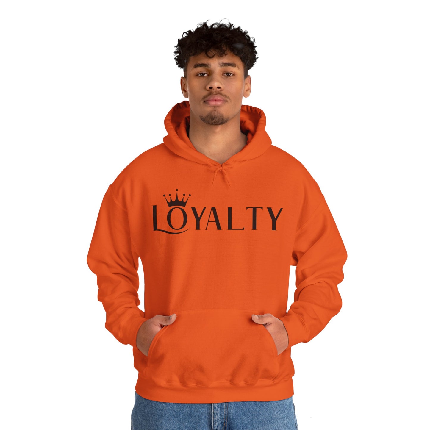 Sudadera con capucha unisex Heavy Blend™ - Negro Loyalty Reigns