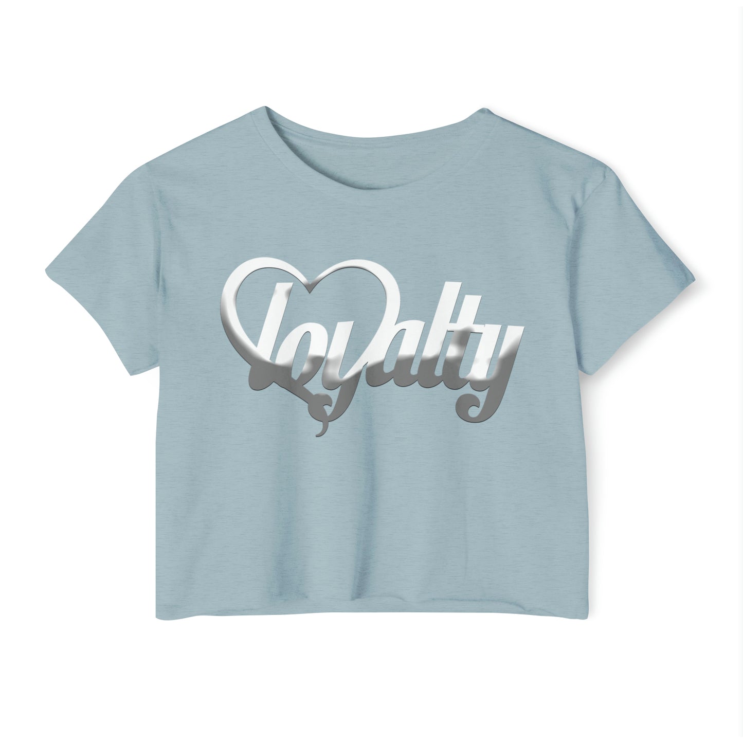 Crop top de festival para mujer - White Heart Of Loyalty