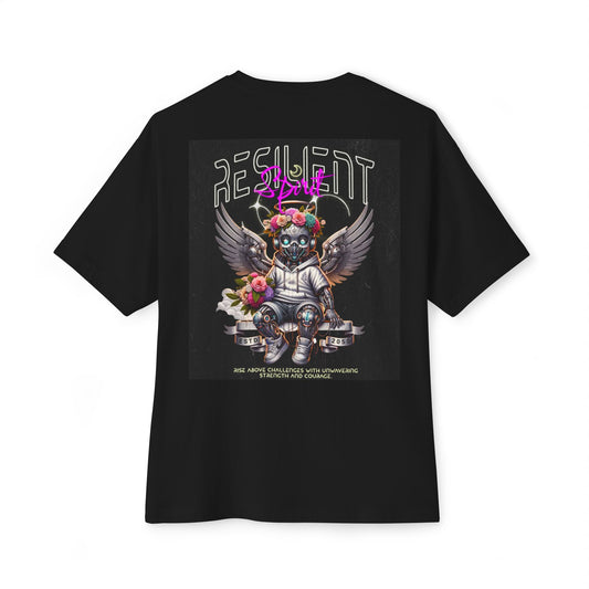 Resilient Vibes Oversized Tee - Unisex Graphic T-Shirt for Comfort, Casual Wear