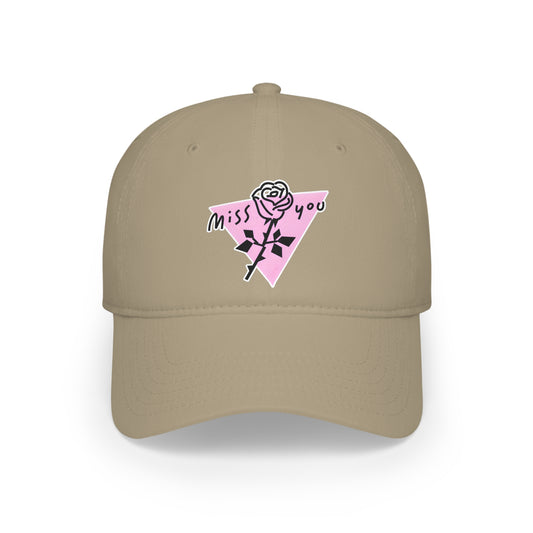 Gorra de béisbol de perfil bajo - Te extraño