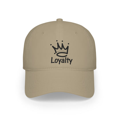 Gorra de béisbol de perfil bajo - Corona de lealtad negra