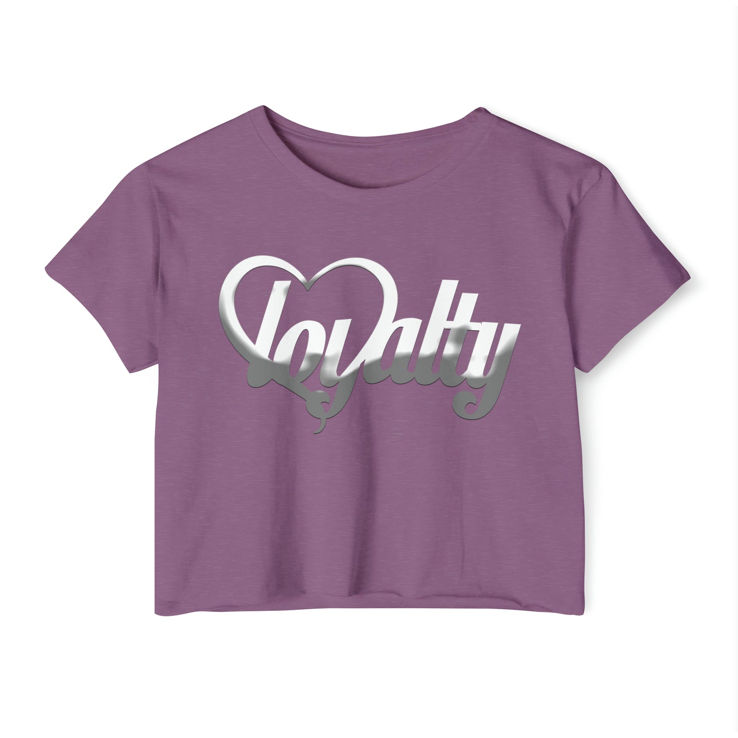 Crop top de festival para mujer - White Heart Of Loyalty