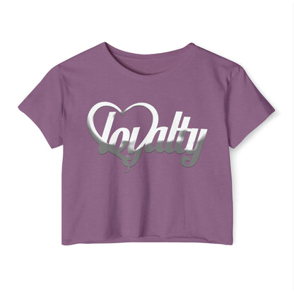 Crop top de festival para mujer - White Heart Of Loyalty