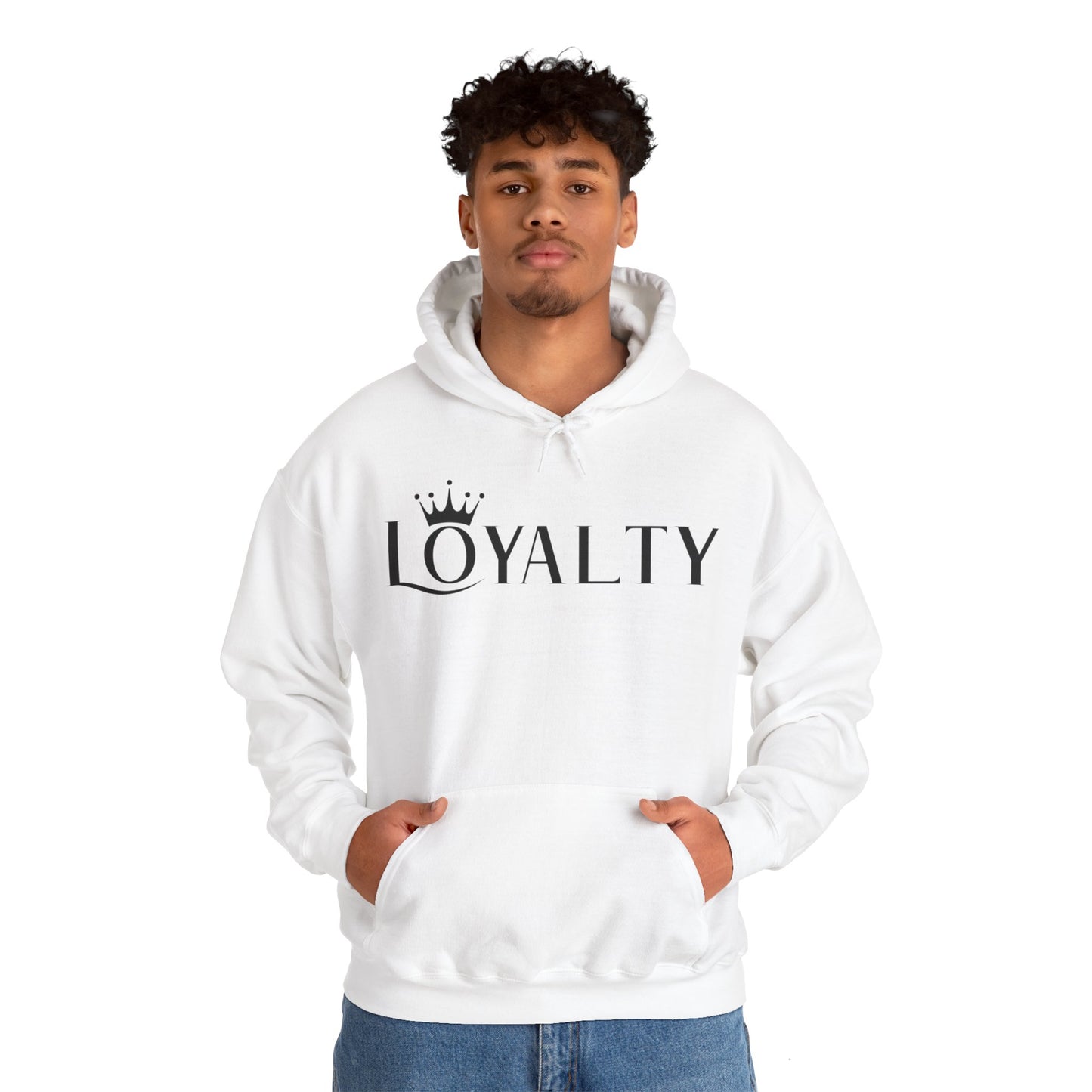 Sudadera con capucha unisex Heavy Blend™ - Negro Loyalty Reigns