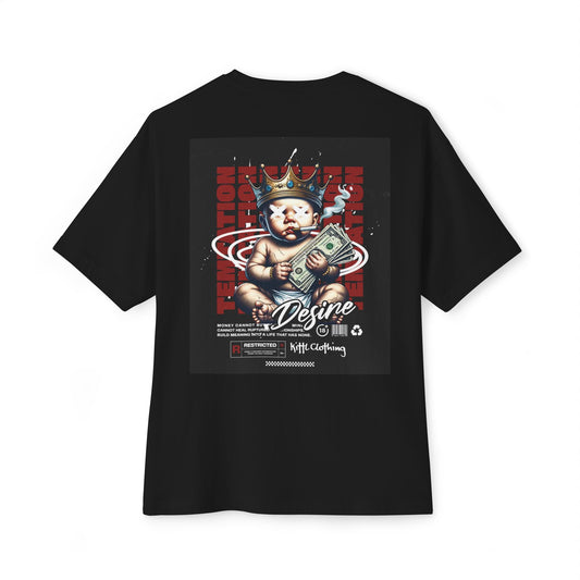 Temtation Oversized Graphic Tee - Streetwear Vibe, Cool Unisex Top, Casual Wear, Gift for Friends, Urban Fashion