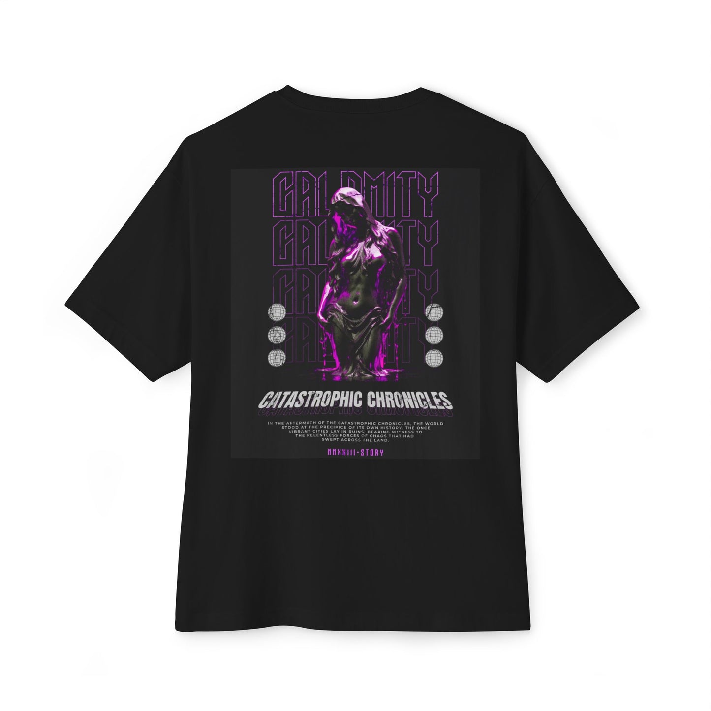 Calamity - Unisex Oversized Graphic Tee, Casual Streetwear Shirt, Hip Hop Style Tee