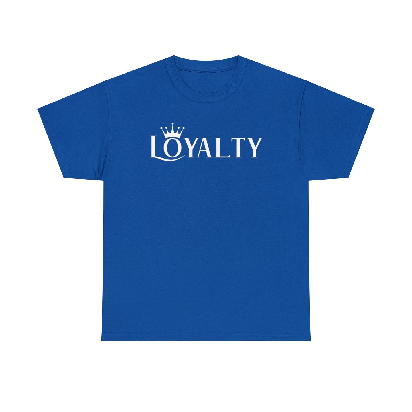 Camiseta unisex de algodón pesado - Reina la lealtad blanca