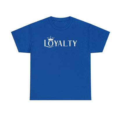 Camiseta unisex de algodón pesado - Reina la lealtad blanca