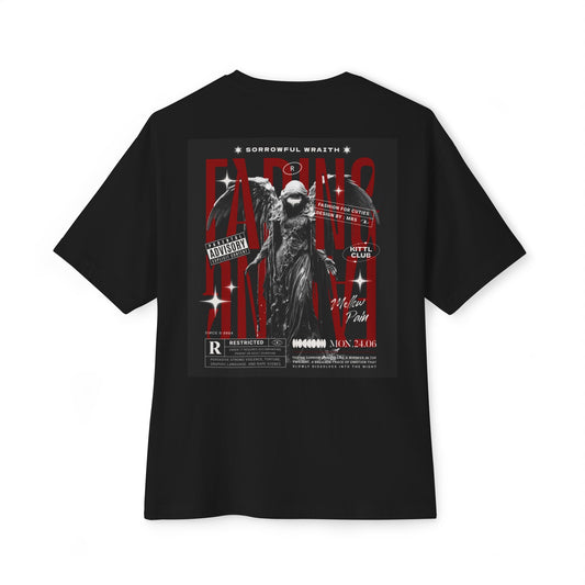 Faring Graphic Tee - Unisex Oversized Boxy Tee, Casual Streetwear