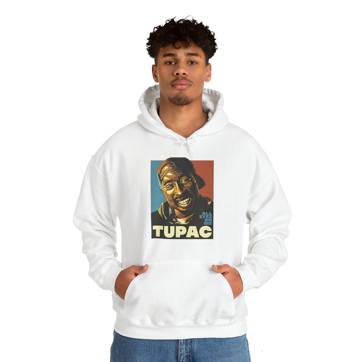 Sudadera con capucha unisex Heavy Blend™ - Tupac Artwork