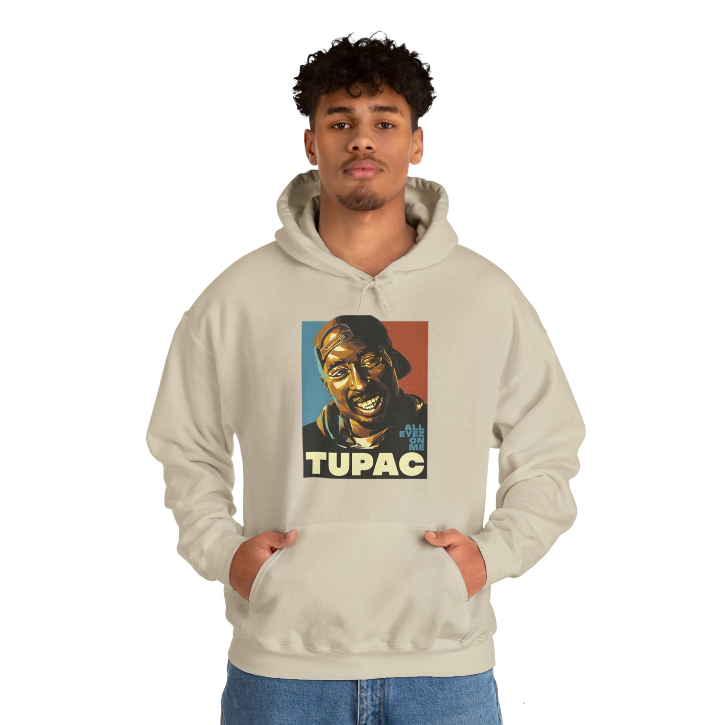 Sudadera con capucha unisex Heavy Blend™ - Tupac Artwork