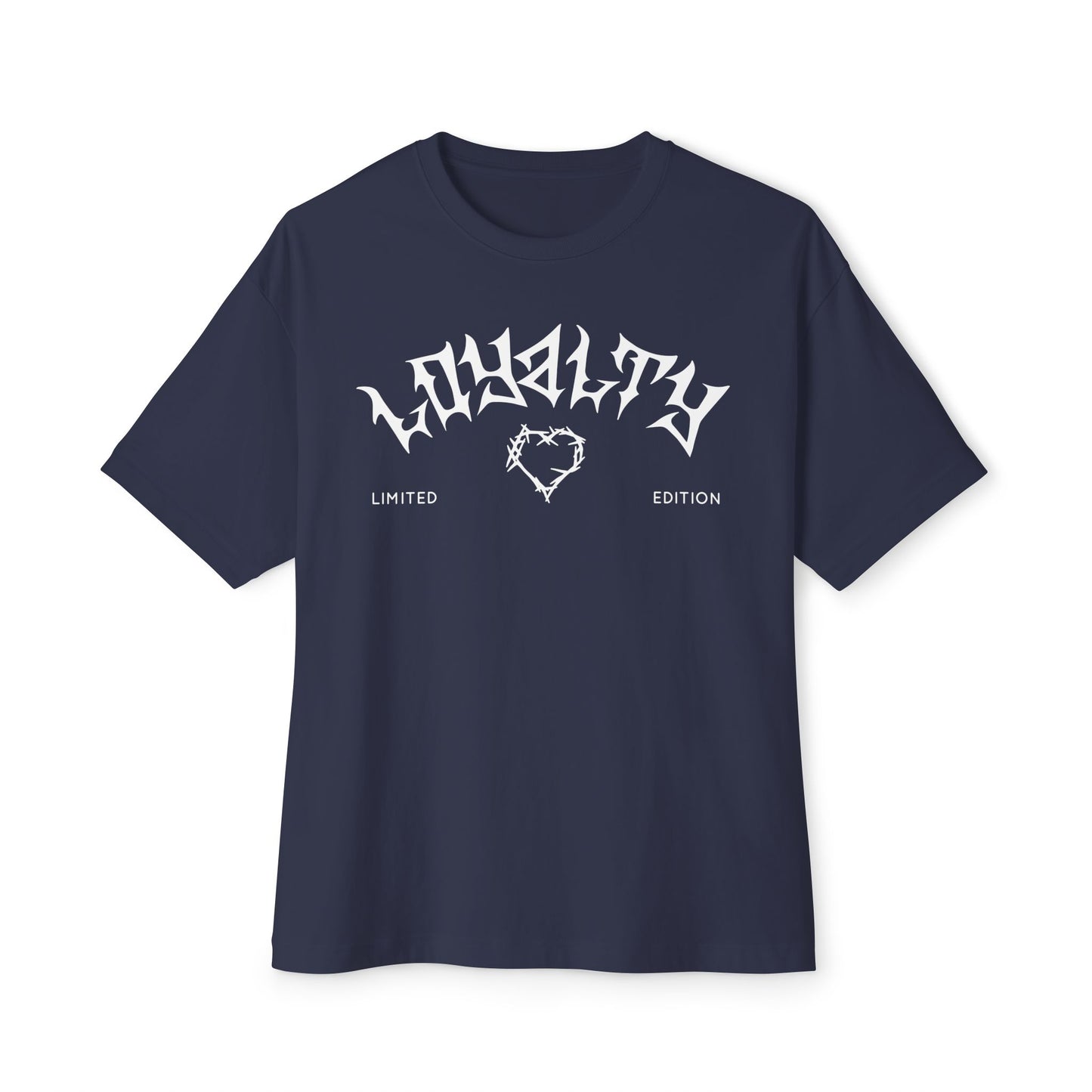'Loyalty' Unisex Oversized Boxy Tee - Casual Streetwear, Gifts for Friends, Trendy Lifestyle, Relaxed Fit, Everyday Wear