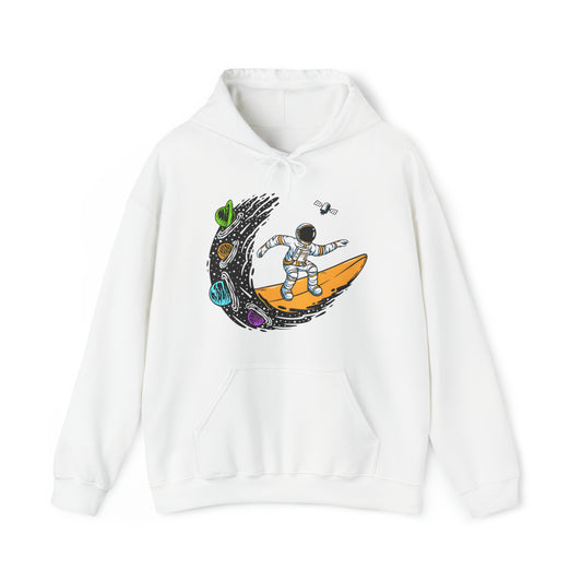 Sudadera con capucha unisex Heavy Blend™ - Astronautas navegando por el universo