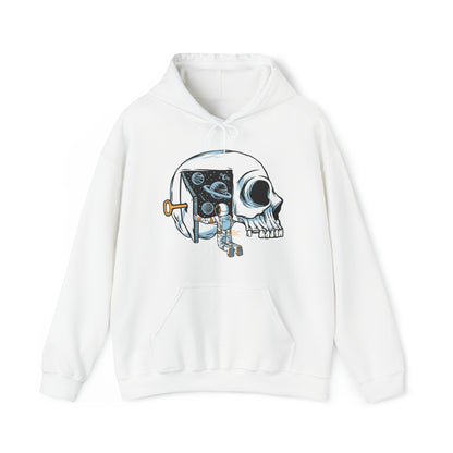 Sudadera con capucha unisex Heavy Blend™ - Los astronautas piensan en abrir las puertas del universo