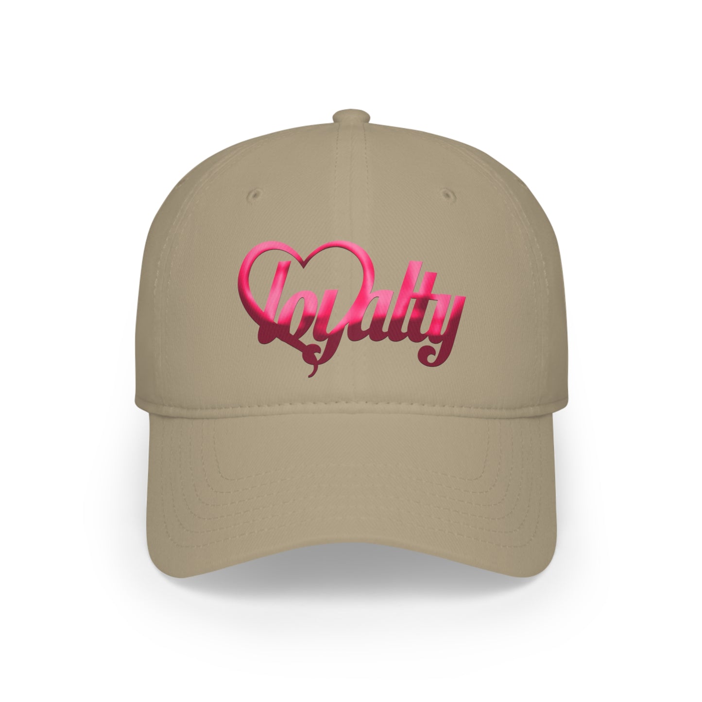 Gorra de béisbol de perfil bajo - Pink Heart Of Loyalty