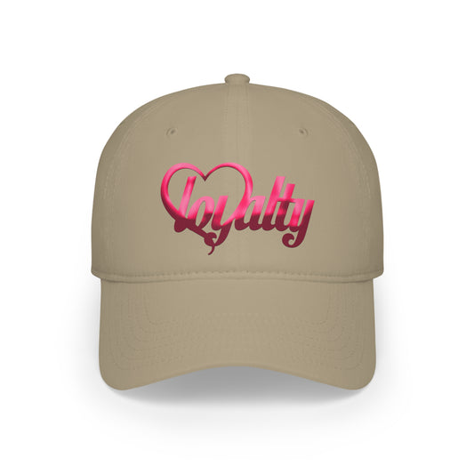Gorra de béisbol de perfil bajo - Pink Heart Of Loyalty