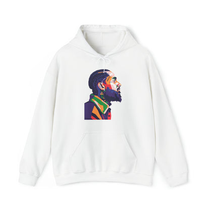 Sudadera con capucha unisex Heavy Blend™ - Nipsey Hussle Pop Art
