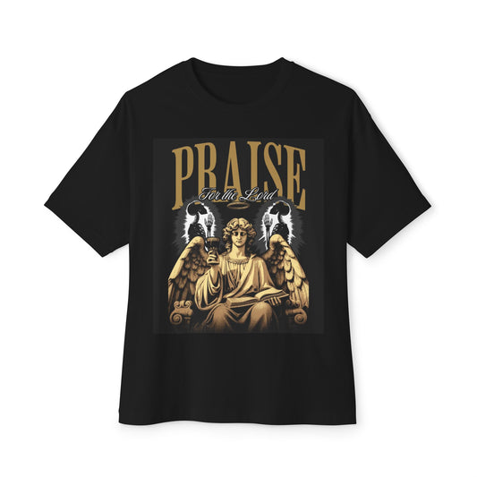 Praise Graphic Unisex Boxy Tee - Relaxed Fit, Casual T-Shirt