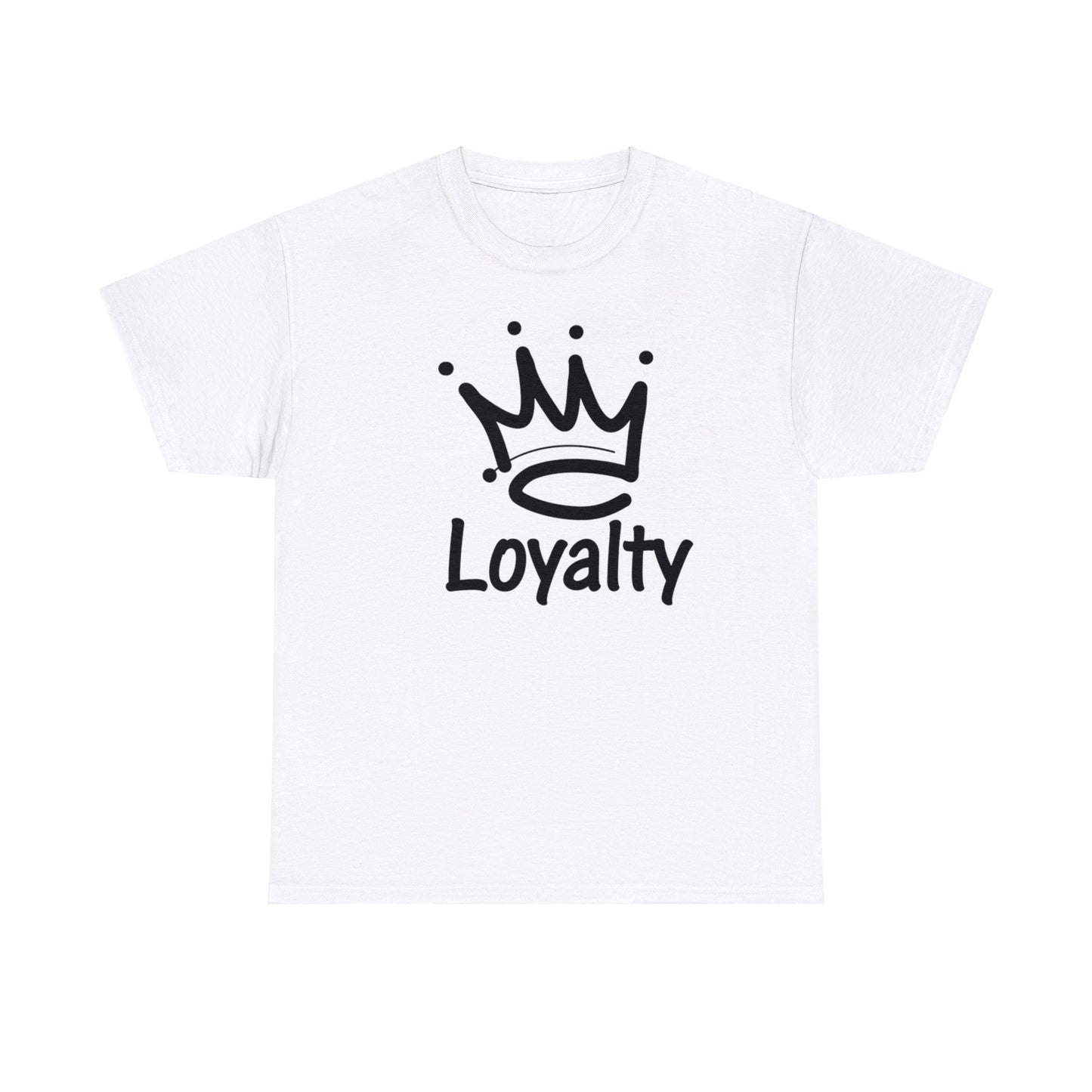 Camiseta unisex de algodón pesado - Corona negra de lealtad