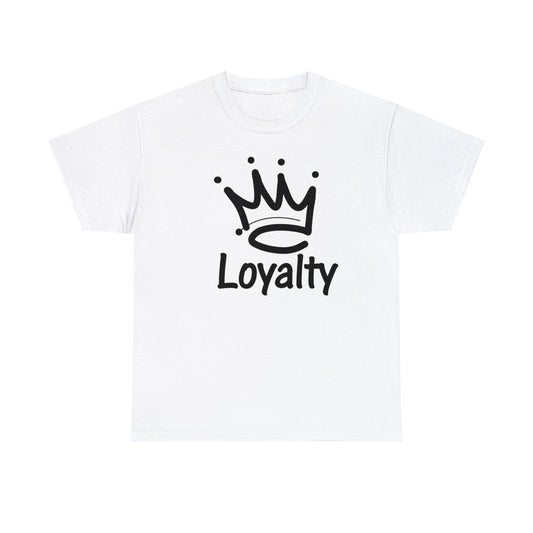 Camiseta unisex de algodón pesado - Corona negra de lealtad