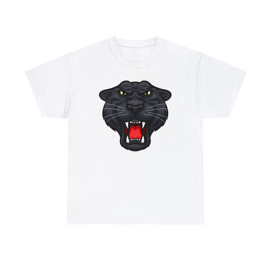 Camiseta unisex de algodón pesado - Panther Roaring Head