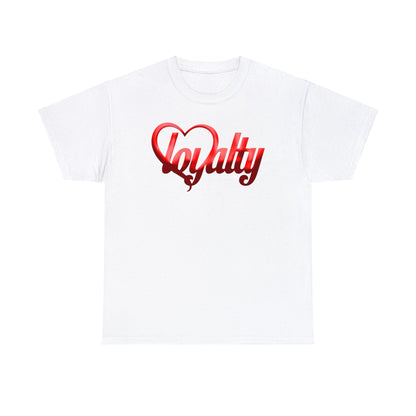 Camiseta unisex de algodón pesado - Corazón rojo de lealtad